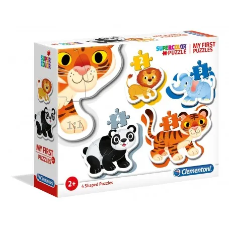 Puzzle Clementoni Mi Primer Puzzle Animales Salvajes 3-6-9-12 Piezas Clementoni - 1