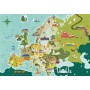 Puzzle Clementoni Mapa Grandes Lugares Europa 250 Piezas