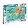 Puzzle Clementoni Mapa del Mundo Animales 250 Piezas Clementoni - 1