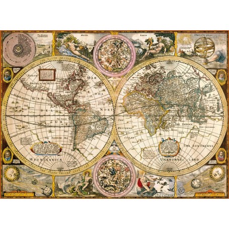 Puzzle Clementoni Mapa Antiguo de 3000 Piezas