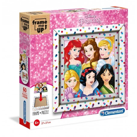 Puzzle Clementoni Frame Up Princesas Disney 60 Piezas Clementoni - 1