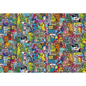 Puzzle Clementoni Panorama Tokidoki de 1000 Piezas Puzzle Clementoni Panorama Tokidoki de 1000 Piezas Clementoni - 1