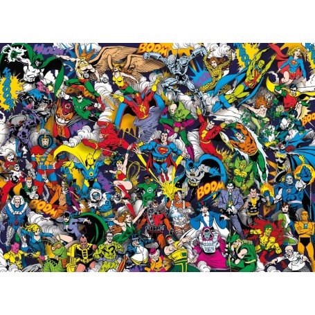 Puzzle Clementoni Imposible DC Comics de 1000 Piezas