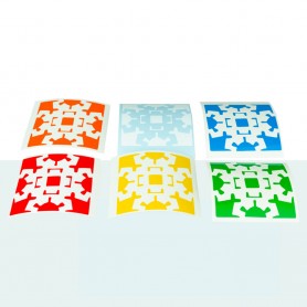 Sticker Gear Cube 3x3 Sticker Gear Cube 3x3 Kubekings - 1
