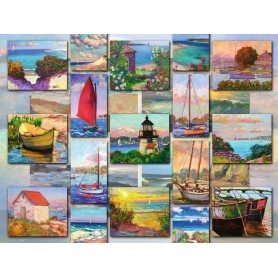 Puzzle Ravensburger Collage Costero de 1500 Piezas Puzzle Ravensburger Collage Costero de 1500 Piezas Ravensburger - 1