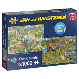 Puzzle Jumbo Festival de Comida de 2 x 1000 Piezas Puzzle Jumbo Festival de Comida de 2 x 1000 Piezas Jumbo - 1