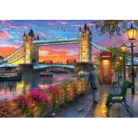 Puzzle Ravensburger Tower Bridge al Atardecer de 1000 Piezas Puzzle Ravensburger Tower Bridge al Atardecer de 1000 Piezas Ravensburger - 1