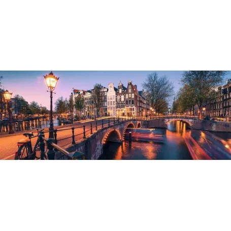 Puzzle Ravensburger Atardecer en Amsterdam de 1000 Piezas Ravensburger - 1