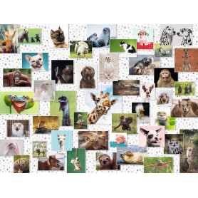 Puzzle Ravensburger Collage de Animales Divertidos de 1500 Piezas Puzzle Ravensburger Collage de Animales Divertidos de 1500 Piezas Ravensburger - 1