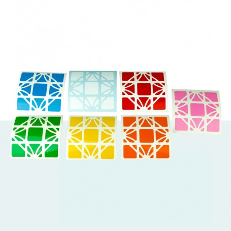Z-Stickers para FangShi LimCube 3x3 Dreidel Kubekings - 1