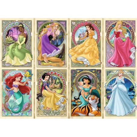 Puzzle Ravensburger Princesas Disney Art Nouveau de 1000 Piezas Ravensburger - 1