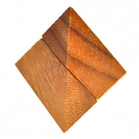 Triángulo Trickbox - Caja secreta de madera - Dificultad 3/6 Difícil -  Brain Teaser por Jean-Claude Constantin