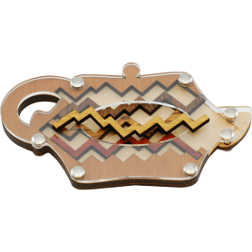 Rompecabezas de Madera - La Lampara de Aladino Logica Giochi - 1