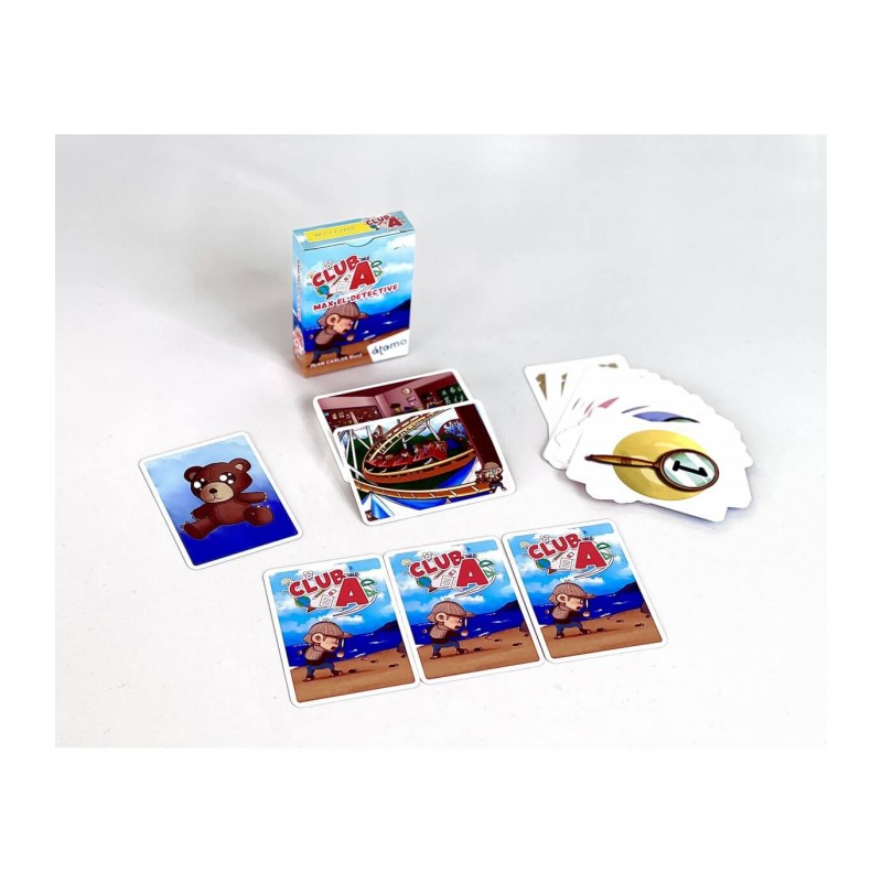 Átomo Games – MAX Der Detective Club A Kartenspiel (55 Karten)