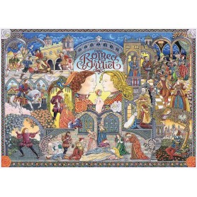Puzzle Ravensburger Romeo y Julieta de 1000 Piezas Puzzle Ravensburger Romeo y Julieta de 1000 Piezas Ravensburger - 1
