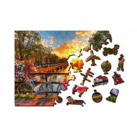 Puzzle Wooden City Bicicletas De Amsterdam Puzzle Wooden City Bicicletas De Amsterdam Wooden City - 1