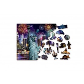 Puzzle Wooden City Nueva York Por La Noche Puzzle Wooden City Nueva York Por La Noche Wooden City - 1