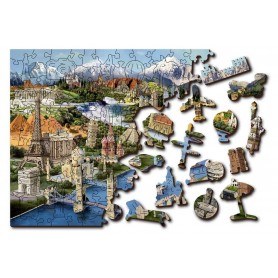 Puzzle Wooden City Puntos De Referencia Puzzle Wooden City Puntos De Referencia Wooden City - 1