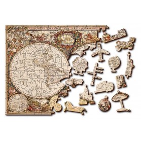 Puzzle Wooden City Mapa Del Mundo Antiguo Puzzle Wooden City Mapa Del Mundo Antiguo Wooden City - 1
