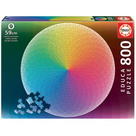 Puzzle Educa Redondo Arco Iris de 800 Piezas Puzzles Educa - 1