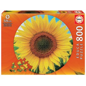 Puzzle Educa Redondo Girasol de 800 Piezas Puzzle Educa Redondo Girasol de 800 Piezas Puzzles Educa - 1