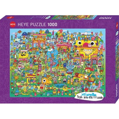 Puzzle Heye Los bolígrafos son mis amigos de 1000 Piezas Heye - 1