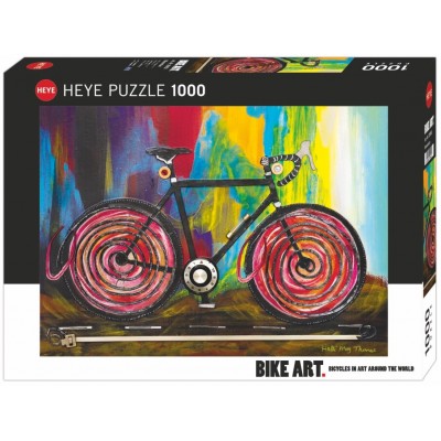 Puzzle Heye Momentum, Arte en Bicicleta de 1000 Piezas Heye - 1