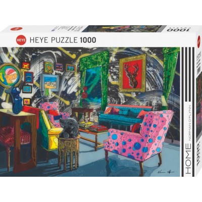 Puzzle Heye Habitación con ciervos de 1000 Piezas Heye - 1