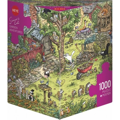 Puzzle Heye Aventuras en el jardín de 1000 Piezas Heye - 1