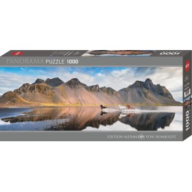 Puzzle Heye Panorámica Caballos de Islandia de 1000 Piezas Puzzle Heye Panorámica Caballos de Islandia de 1000 Piezas Heye - 1