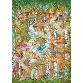 Puzzle Heye Cabañas en los árboles de 1000 Piezas Puzzle Heye Cabañas en los árboles de 1000 Piezas Heye - 1