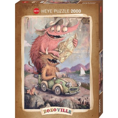 Puzzle Heye De Ruta 2000 Piezas Heye - 1