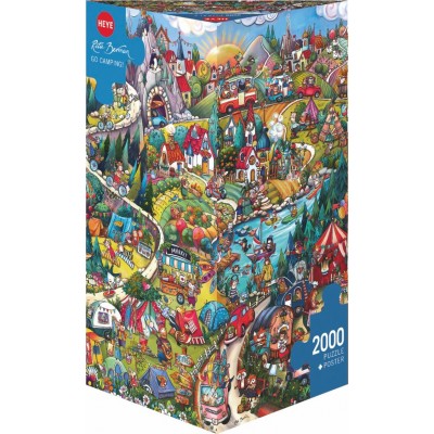 Puzzle Heye ¡Ir de camping! de 2000 Piezas Heye - 1