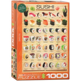 Puzzle Eurographics Sushi de 1000 Piezas Puzzle Eurographics Sushi de 1000 Piezas Eurographics - 1