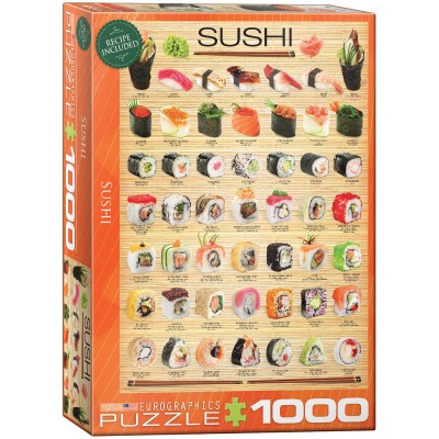Puzzle Eurographics Sushi de 1000 Piezas Eurographics - 1