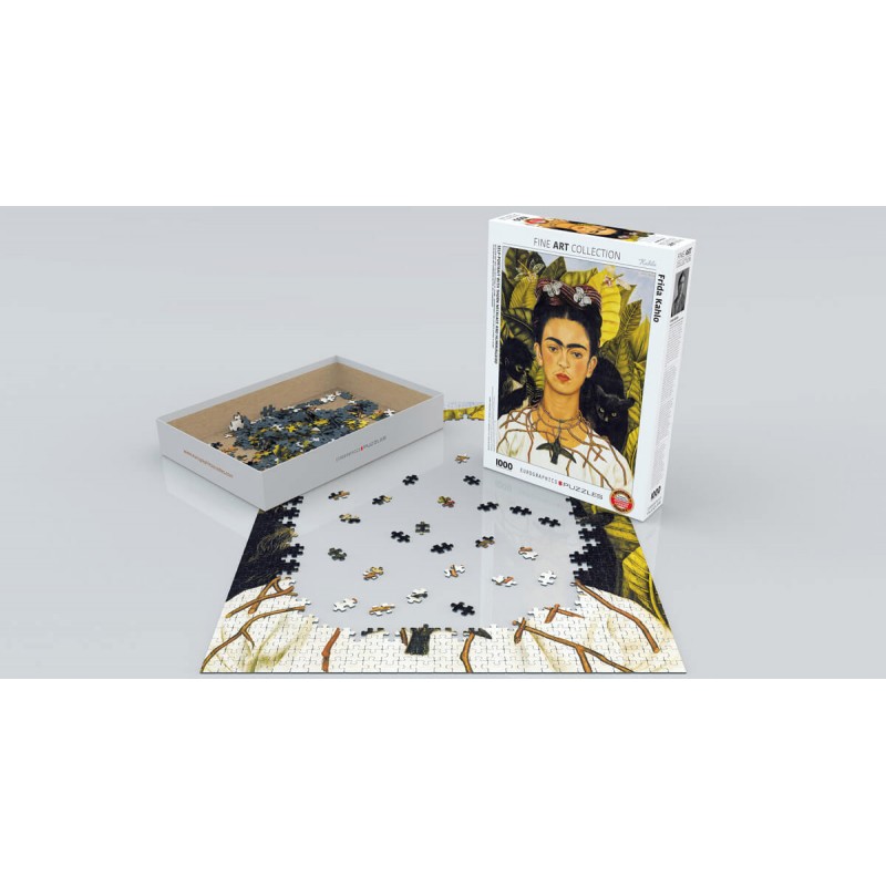 Tu desafío visual: Explora el arte de Frida en 1000 piezas