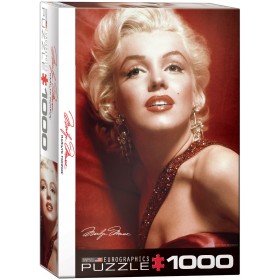 Puzzle Eurographics Marilyn Monroe Retrato Rojo de 1000 Piezas Puzzle Eurographics Marilyn Monroe Retrato Rojo de 1000 Piezas Eurographics - 1