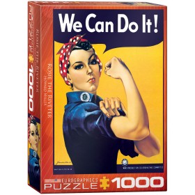 Puzzle Eurographics Rosie La Remachadora, 1000 Piezas Puzzle Eurographics Rosie La Remachadora, 1000 Piezas Eurographics - 1