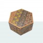 Caja Japonesa Yosegi Hexagon 6 Etapas