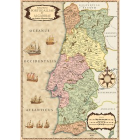 Puzzle Educa Mapa Histórico Portugal de 500 Piezas Puzzle Educa Mapa Histórico Portugal de 500 Piezas Puzzles Educa - 1