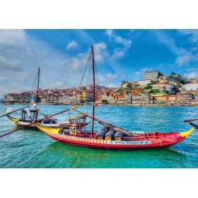 Puzzle Educa Barcos Rabelos En Oporto De 1000 Piezas Puzzle Educa Barcos Rabelos En Oporto De 1000 Piezas Puzzles Educa - 1