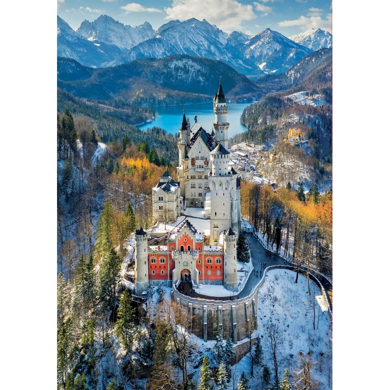 Castillos Medievales – Puzzle Imposible De 1000 Piezas Para Adultos Y Niños +12 Años (52x38 Cm)