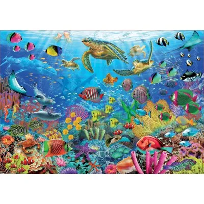 Puzzle Educa Tortugas en el Paraiso de 1000 Piezas Puzzles Educa - 1