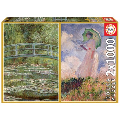 Puzzle Educa Colección Monet de 2 x 1000 Piezas Puzzles Educa - 1