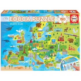 Puzzle Educa Mapa de Europa de 150 Piezas Puzzle Educa Mapa de Europa de 150 Piezas Puzzles Educa - 1