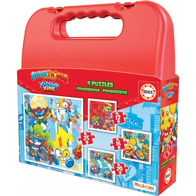 Maleta Progresivos Superthings 12-16-20-25 Piezas - kubekings.com