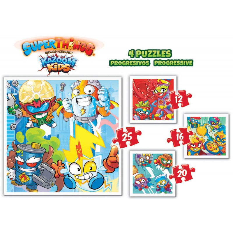 Maleta Progresivos Superthings 12-16-20-25 Piezas - kubekings.com