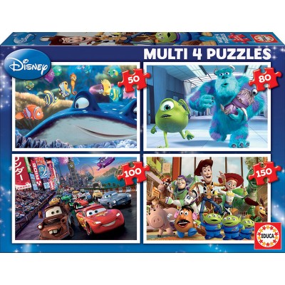 Puzzle Educa Disney Pixar Multi Progresivo 50+80+100+150 Puzzles Educa - 1