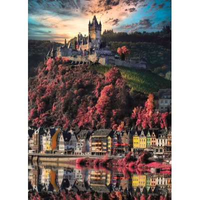 Puzzle Clementoni Castillo Zamek Cochem de 1000 Piezas Clementoni - 1