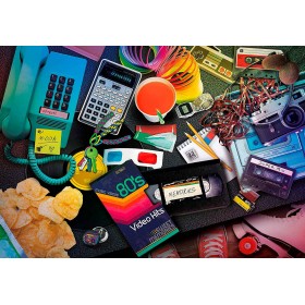 Puzzle Clementoni Nostalgia de los 80 de 1000 Piezas Puzzle Clementoni Nostalgia de los 80 de 1000 Piezas Clementoni - 2